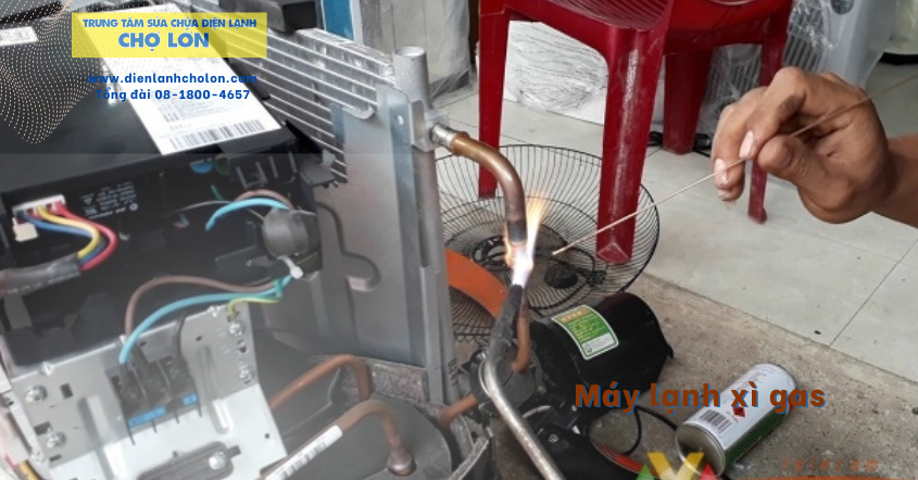 Cách khắc phục điều hòa bị xì gas