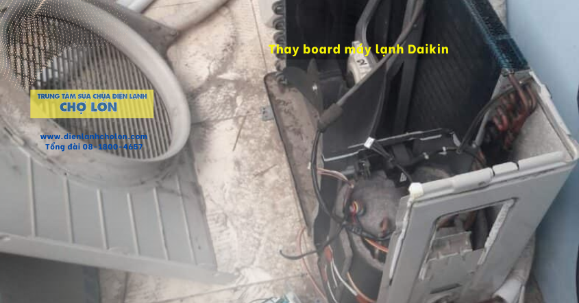 Thay board máy lạnh Daikin giá bao nhiêu?