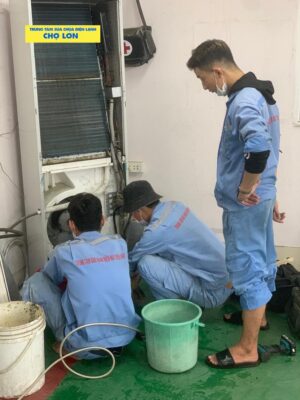 Sửa mã lỗi máy giặt Hitachi hiện đại