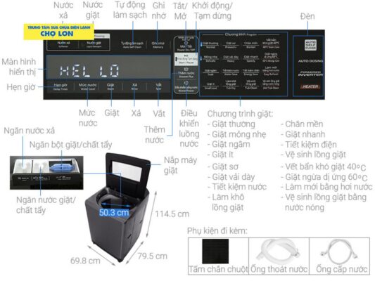 Vệ sinh máy giặt bằng công nghệ mới